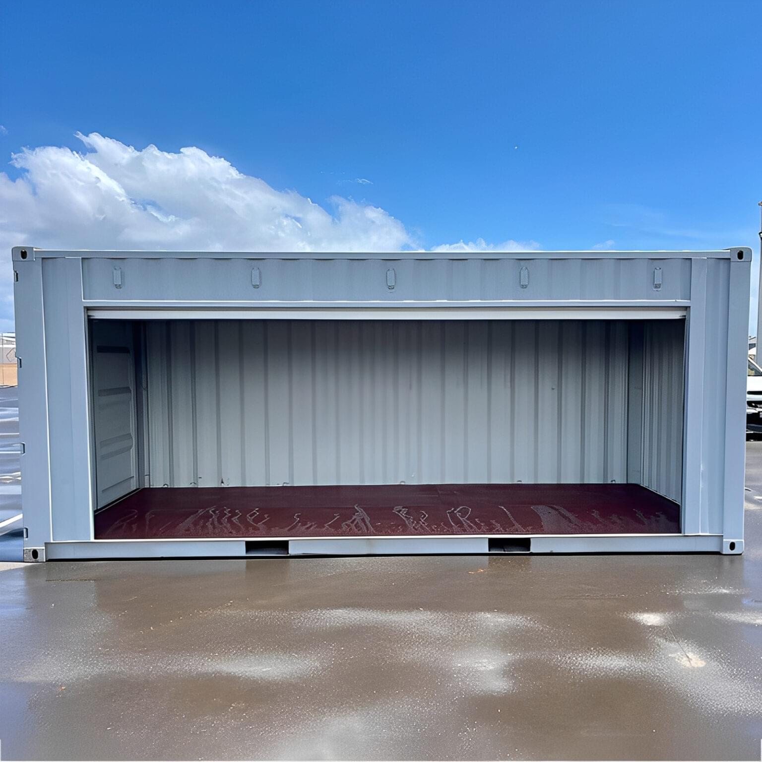 20ft Shipping Container Full-Length Roll-Up Door